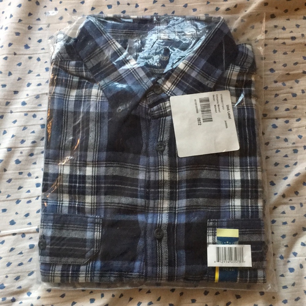 Blue flannel